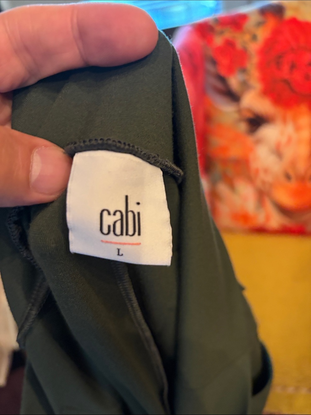 CAbi Wide-Leg Cargo Pants — Forest Green - Picture 2 of 4